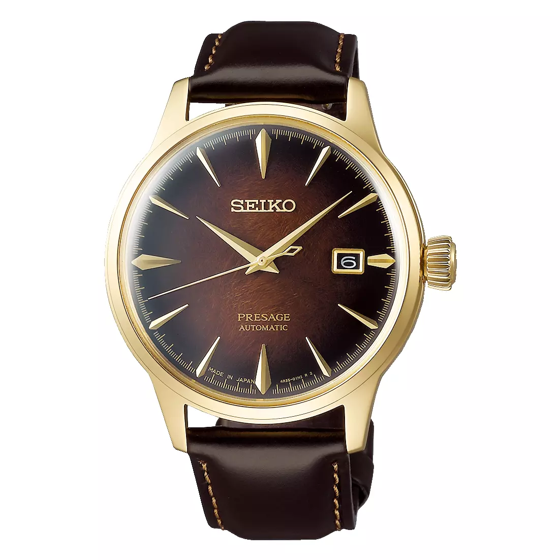 SEIKO Presage SRPD36J1 Automatic Watch 4R35 Cocktail Brown