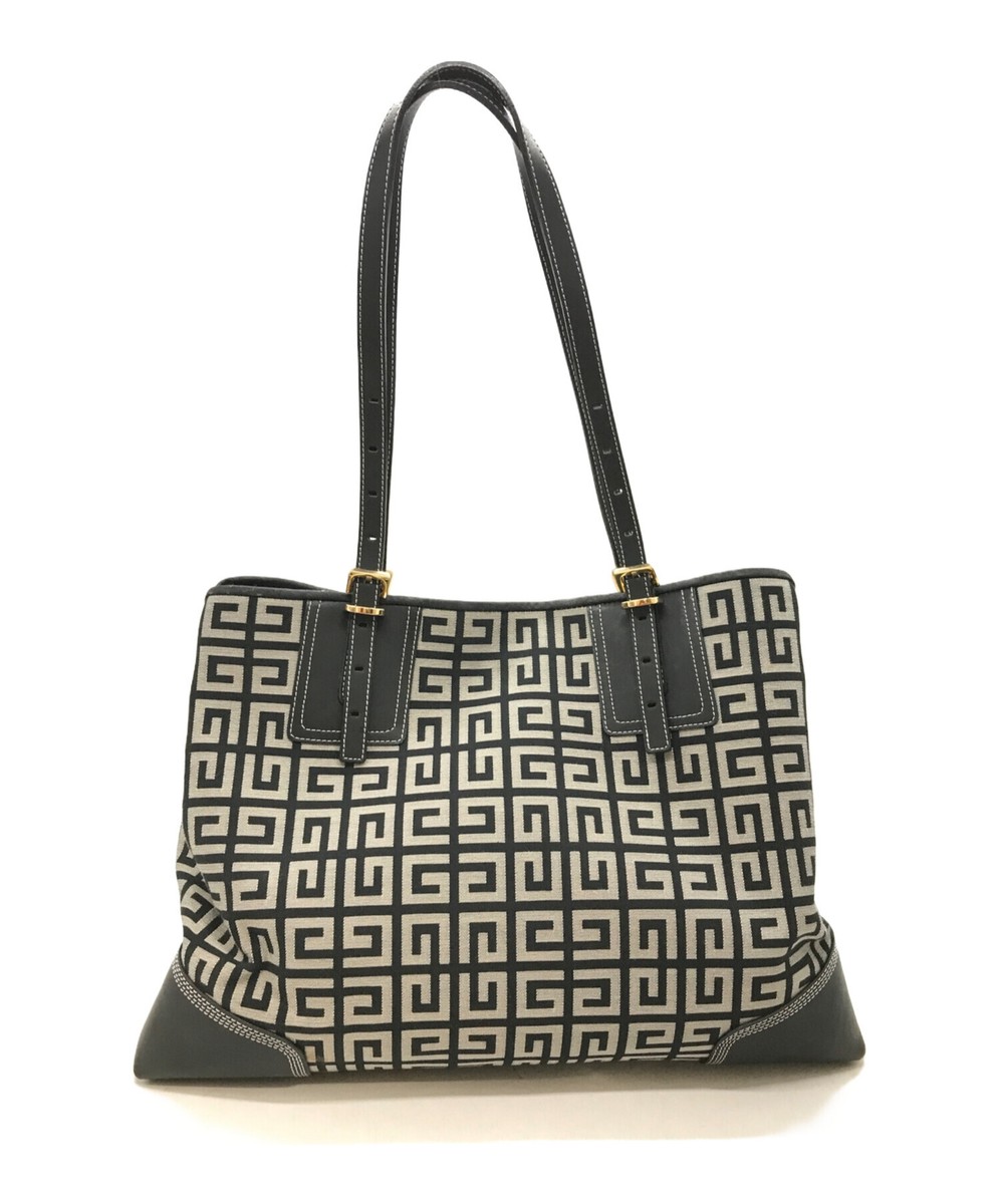 GIVENCHY Canvas Logo Tote Bag Black x gray from Japan | eBay GIVENCHY Canvas Logo Tote Bag Black x gray from Japan | eBay