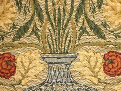 SET OF 2 X 18" WM MORRIS TULIP + ROSE BOWL TAPESTRY CUSHION COVERS 00910 + 01127 - Picture 7 of 11
