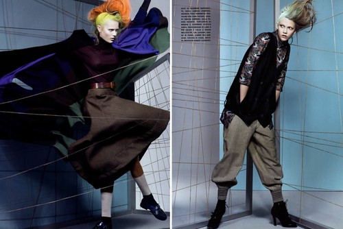 2009 Craig McDean Karlie Kloss Monika Jagaciak 16-page MAGAZINE EDITORIAL - Picture 5 of 8