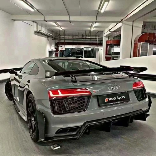 Spoiler bagagliaio TT fibra di carbonio ali posteriori per AUDI TT TTS 8S MK3 R8 2015-2020 - Foto 7 di 10