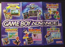 RARE - Poster, brochure flyer for Game Boy Advance (2002) Metroid Fusion, etc...