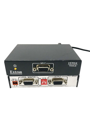 2x EXTRON Two Output VGA and Audio Distribution Amplifier P/2 DA2xi Versa Tools