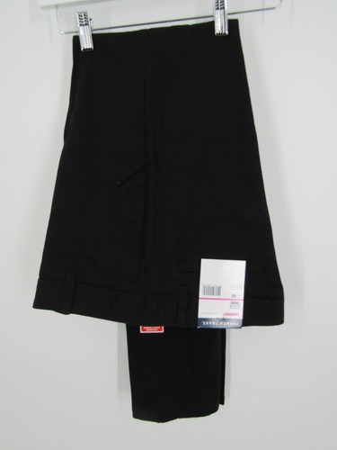 NWT French Toast Girls 18 Black School Uniform Skinny Adjustable Waist Pants - Picture 1 of 5