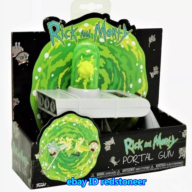 Pistola Rick and Morty Portal Juguete Iluminado utilería con Luces y Sonido Colección Modelo