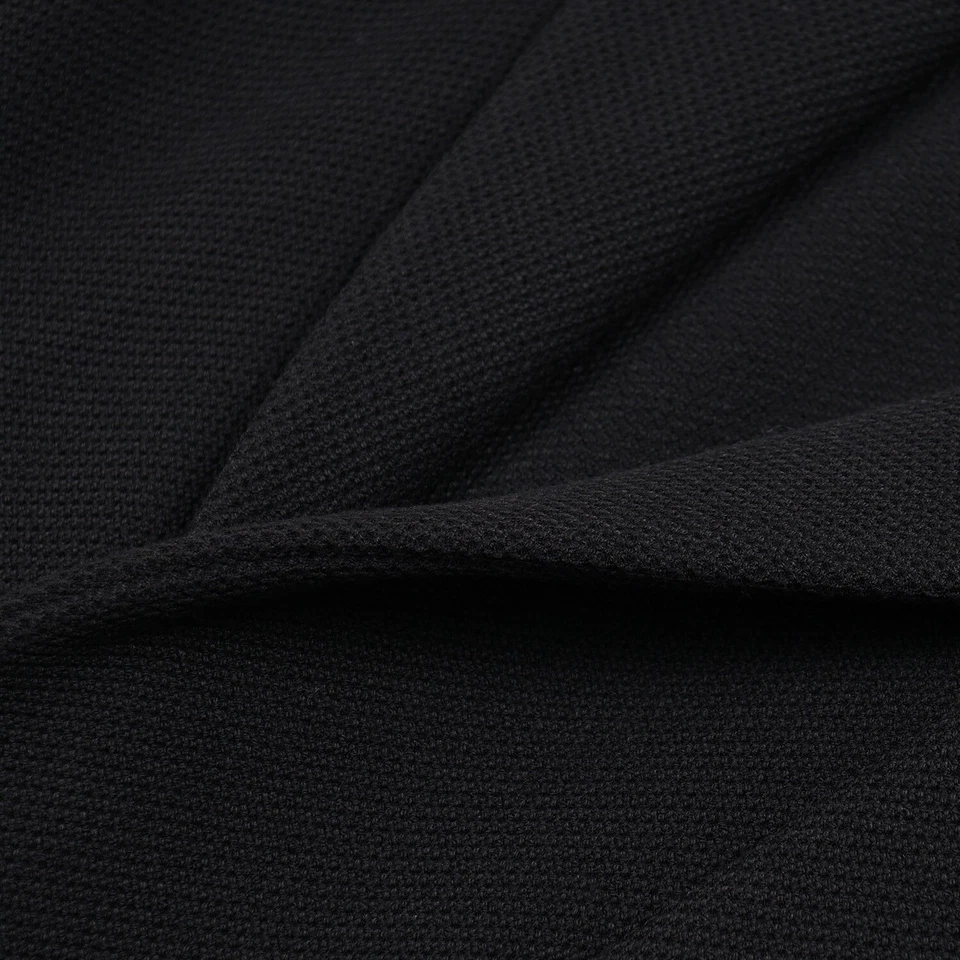 Luigi Borrelli расслабленный крой неструктурированный черный Pique трикотажа спортивное пальто 42R новый с Ярлыками - Изображение 3 из 4