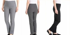 Hilary Radley Ladies 29" Inseam Slim Built-In Tummy Control Pull On Pants