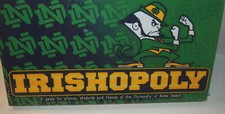 NEWSealed NOTRE DAME University IrishOpoly BOARD GAME Fighting Irish MADE IN USA