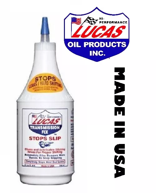 LUCAS TRANSMISSION GEARBOX FIX STOPS SLIP CLEANS LUBRICATES STOPS LEAKS 710ml