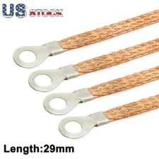 4Pcs 11.4" Engine Ground Strap Cable For Cars Truck Firewall Engine Body Frame