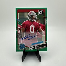 2023-24 Donruss 394 YaYa Diaby RC Green SSP SP AUTO Rated Rookie Sack Leader!!