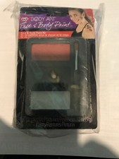 Lot Of 3 Face  Body Paint Kits By Tulip Black White Red Make-up Costume Cosplay