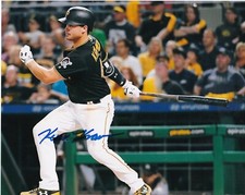 KEVIN KRAMER  PITTSBURGH PIRATES   ACTION SIGNED 8x10