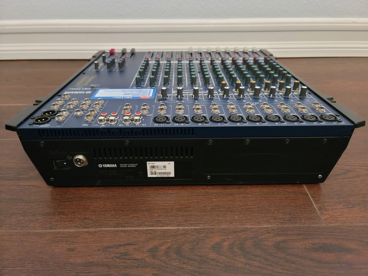Yamaha MG166C 16-Channel Mixing Board Console w/ Original Yamaha MG166C 16-Channel Mixing Board Console w/ Original