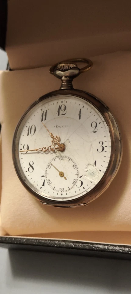 Men's Pocket Watch "DOXA" Antique Swiss Men's Pocket Watch Limited "Milan 1906" - Image 2 of 4