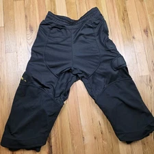 Storelli Womens Padded Soccer Goal Keeper Pants Leggings Black Size XL