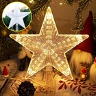 Weihnachtsbaumspitze Stern Lichter Christbaumspitze Stern Licht mit 31 LEDs