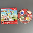 Nintendo New Super Mario Bros. Wii Game Unisex OS Red Not For Resale Sleeve