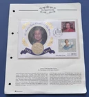 1996 UK £5 Coin PNC. QEII 70th Birthday. One Jersey Stamp 09151
