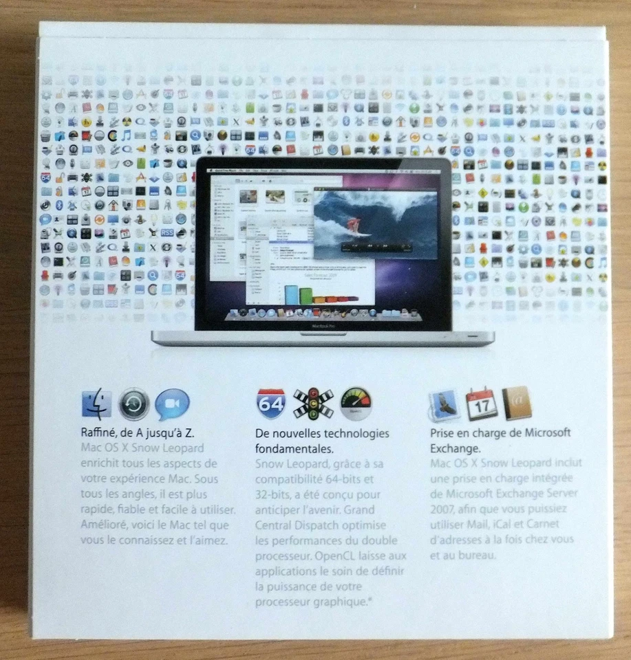 Apple Mac OS X Snow Leopard - Version 10.6.3 - DVD - Version Française - Photo 2/3