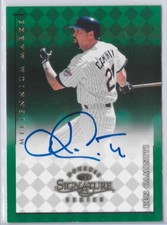 1998 Donruss Signature Ken Caminiti Series Millennium Marks Auto #0546