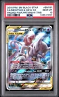 2019 POKEMON SM BLACK STAR PROMO #SM191 FULL ART/MEWTWO & MEW GX PSA 10
