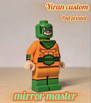 LEGO DC Superheroes Mirror Master custom minifigure by Yiran Customs Pad Printed