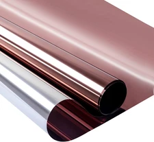 One Way Window Film Privacy Mirror Effect Self-Adhesive Window Tint UV Heat Cont