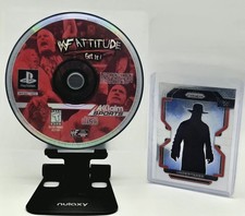 WWF Attitude PlayStation 1 Disc Only + Bonus Undertaker Panini Prizm Card