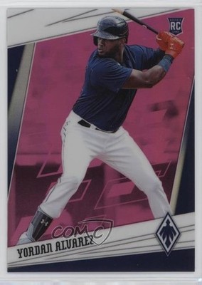 2020 Panini Chronicles Phoenix Pink 24/25 Yordan Alvarez #2 Rookie RC nd3
