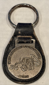Vintage Case Tractor Advertising Keychain