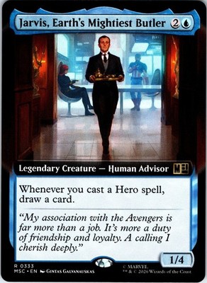 Jarvis, Earth's Mightiest Butler (Extended Art) R Commander: Marvel Super Heroes