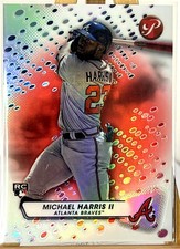 2023 Topps Pristine Encased Michael Harris II RC RED Refractor SSP #'D 4/5