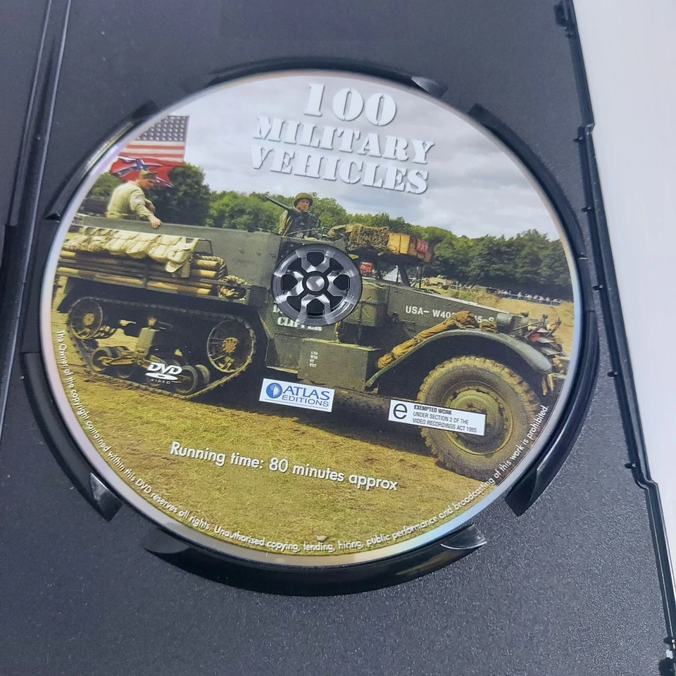 DVD Military 100 Military Vehicles 2005 – WW2 Tanks Jeeps Half Tracks Atlas Edit - Image 4 of 4