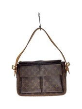 LOUIS VUITTON Shoulder Bag Vivacite GM_Monogram Canvas_BRW PVC Brown Used