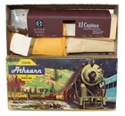 Vtg Athearn A-102 Yellow Box Tin Metal HO 40' Box Car ATSF El Capitan 50s NIB