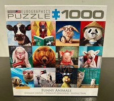 Eurographics "Funny Animals" 1000 Piece Jigsaw Puzzle NEW SEALED
