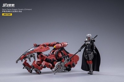 JOY TOY SALUK FLAME DRAGON CAVALRY CRIMSON MECHA ACTIONFIGUR WITH DRIVER