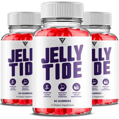 (3 Pack) Jelly Tide Gummies, Jelly Tide Weight Management Support (180 Gummies)