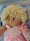 Classic 1983 Coleco Cabbage Patch Kid, Long Lemon Loops, Blue Eyes, HM1, READ