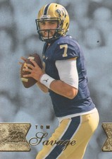 2014 Flair Showcase #111 Tom Savage Row 1 Rookie Card RC . rookie card picture