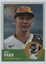 2022 Topps Archives 1963 Topps Design Rainbow Foil 80/199 Hoy Park #61 nd3