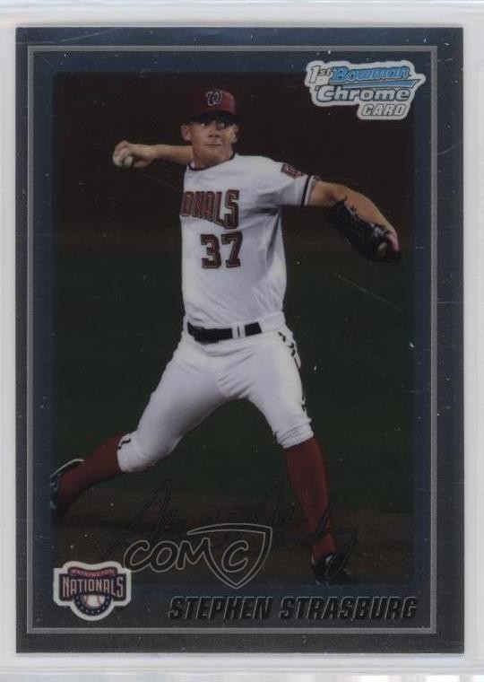 2010 Bowman Chrome Prospects Stephen Strasburg #BCP1 1ek2