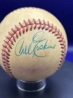 CARL ERSKINE SIGNED BASEBALL AUTOGRAPH MLB BROOKLYN LOS ANGELES DODGERS