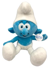 Large Clumsy Smurf 13 inch Smurfs Plush Toy Bean Bag Doll Smurf New with Tag