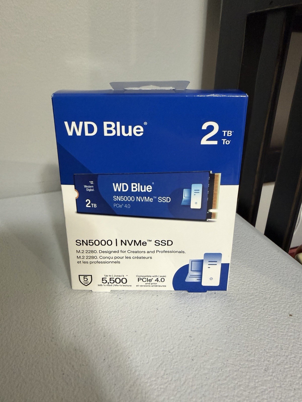 NEW Western Digital WD Blue SN5000 2TB NVMe SSD PCIe Gen 4 x4- FREE SHIP. Available Now for $229.99