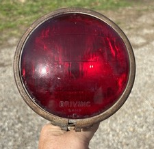 Antique Automobile Hot Rod Vintage King Bee Red Emergency Fog Light No.98-99 Usa Antique Automobile Hot Rod Vintage King Bee Red Emergency Fog Light No.98-99 Usa