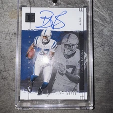2024 Panini Impeccable Reggie Wayne Immortal Ink Auto
