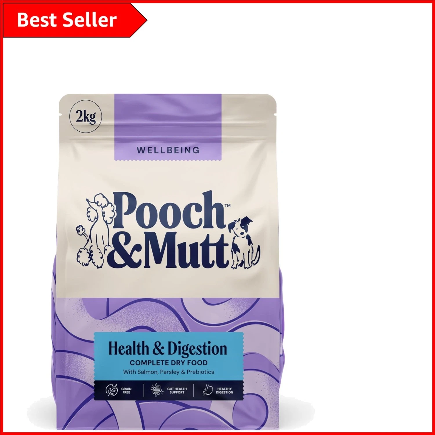 2kg Grain-Free Dry Dog Food – Salmon & Sweet Potato for Sensitive Stomachs