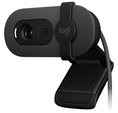 Logitech Brio 105, Full HD-Business-Webcam USB-A-Anschluss, Auflösung 1080p, Aut